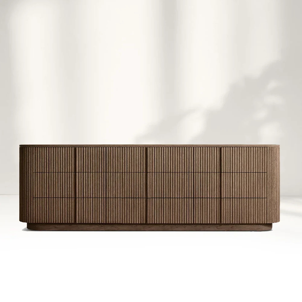 Modern Sideboard 9-Drawer Dresser