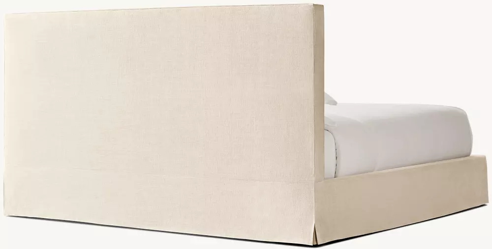  Slipcovered Fabric Panel Bed