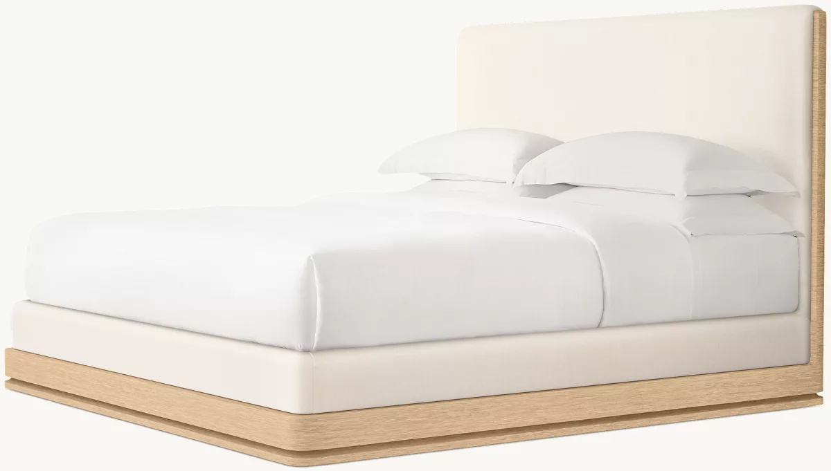 Fabric Panel Double Bed