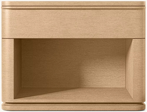 Simple Wood Single-drawer Bedside Table