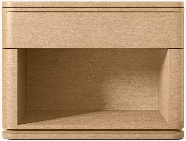 Simple Wood Single-drawer Bedside Table