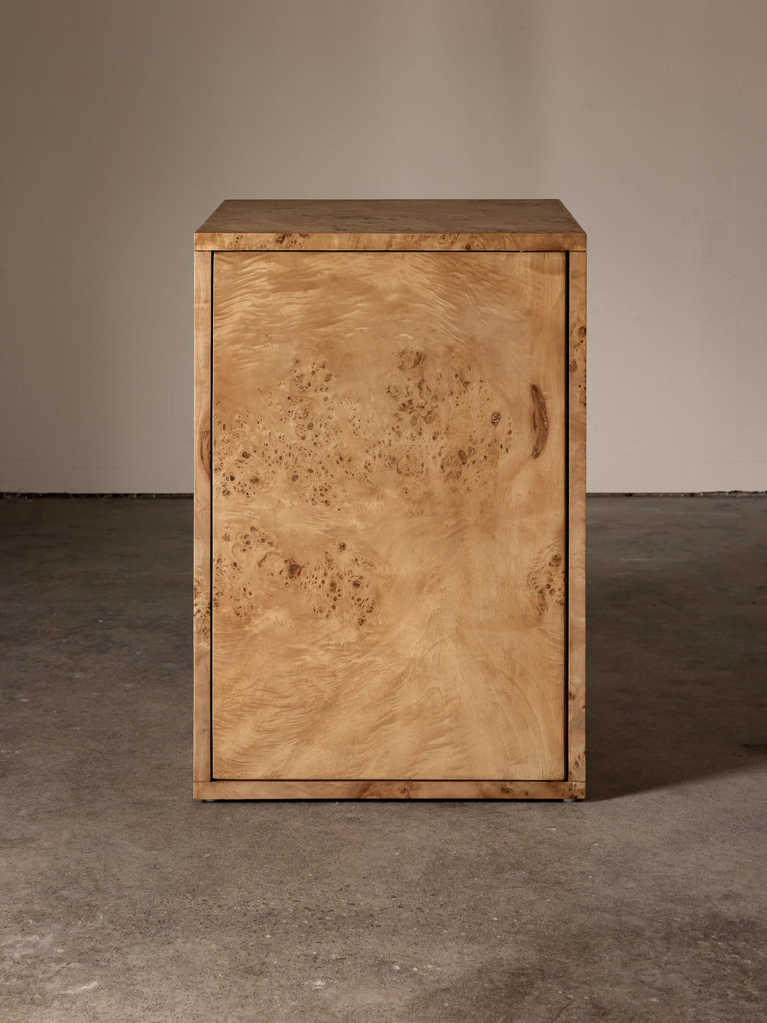 Natural Burl - Patterned Standing Cabinet