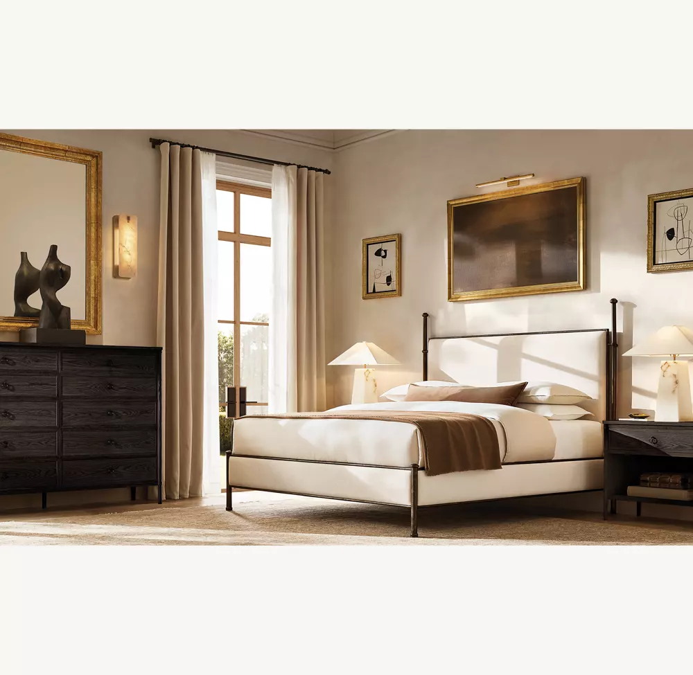 Single Drawer Open Shelf Bedside Table