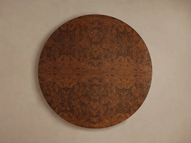 Tree Burl Wood Round Coffee Table