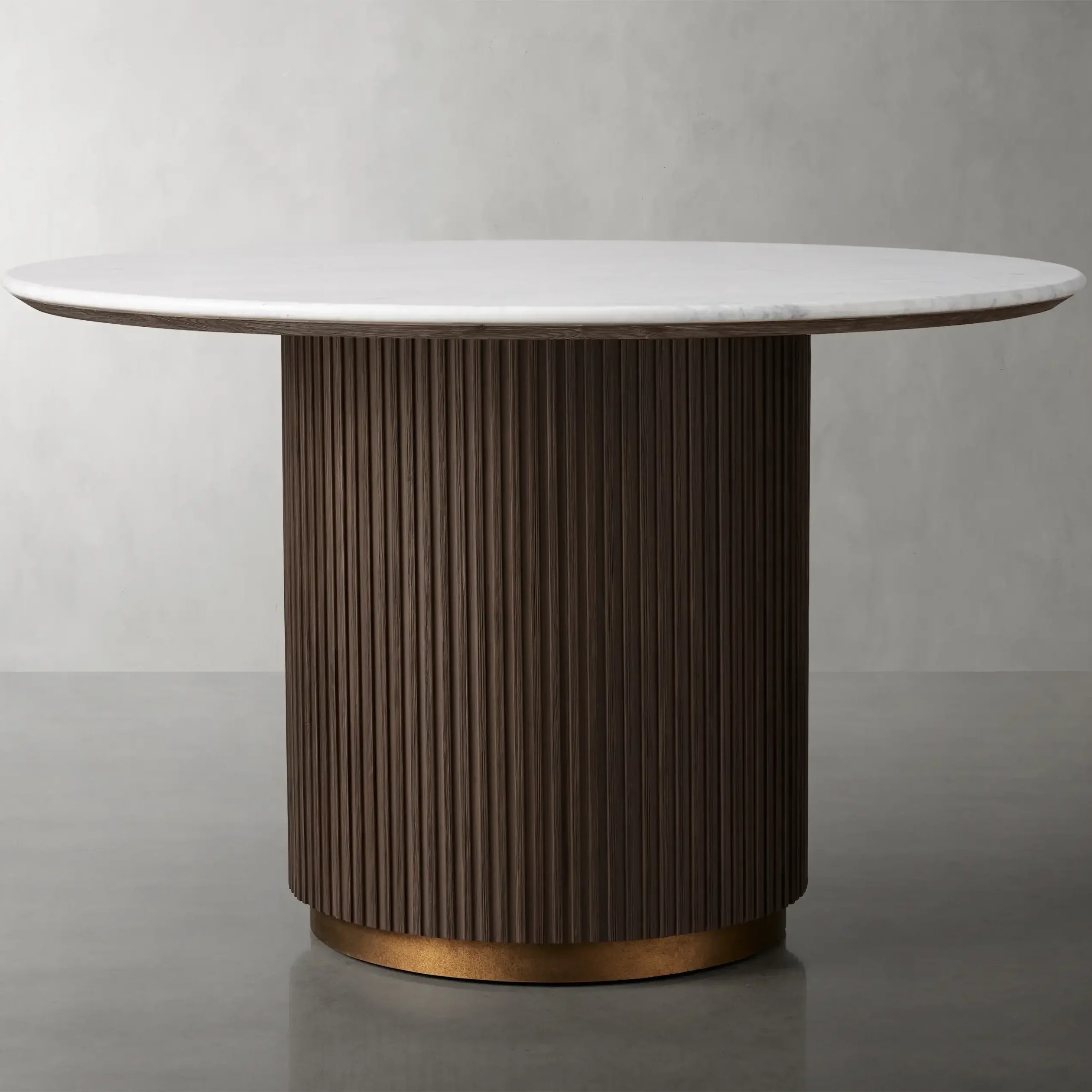 Oak Marble Dining Table