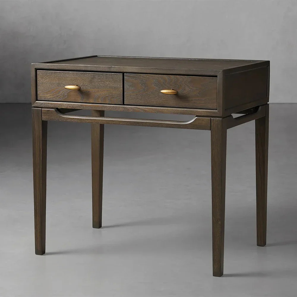 Simple Two-pull Bedside Table