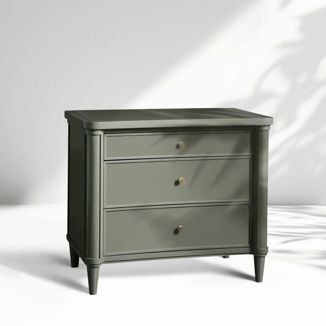 Three - Drawer Nightstand