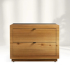 Twin - drawer Modern Bedside Cabinet