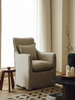Linen single sofa