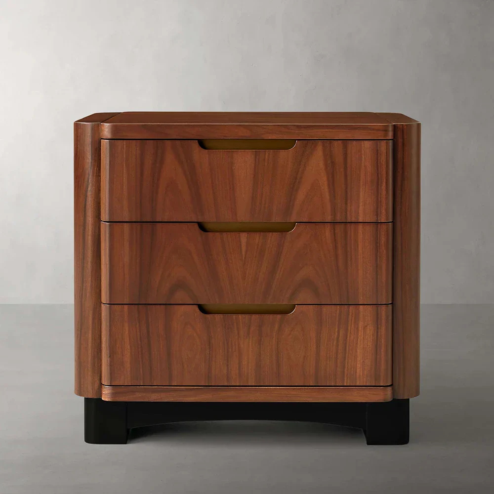 Three - Drawer Bedside Cabinet