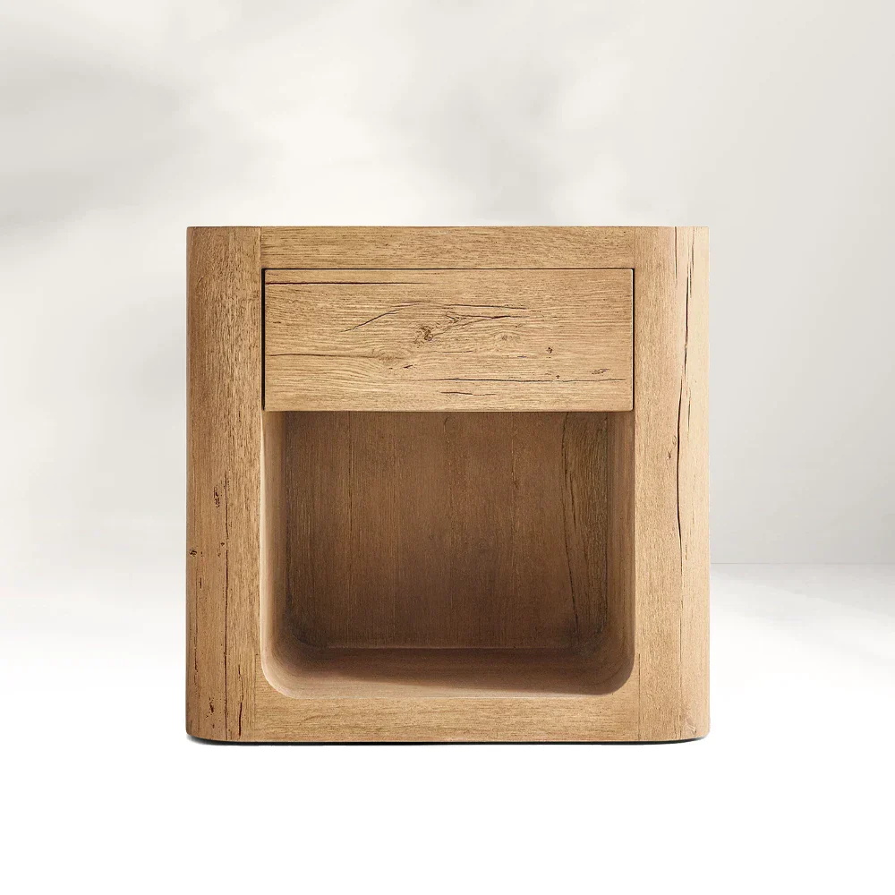 Solid Wood Simple Bedside Cabinet