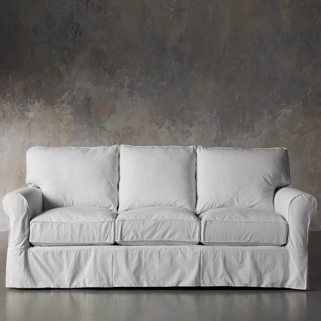 Linen washable fabric sofa