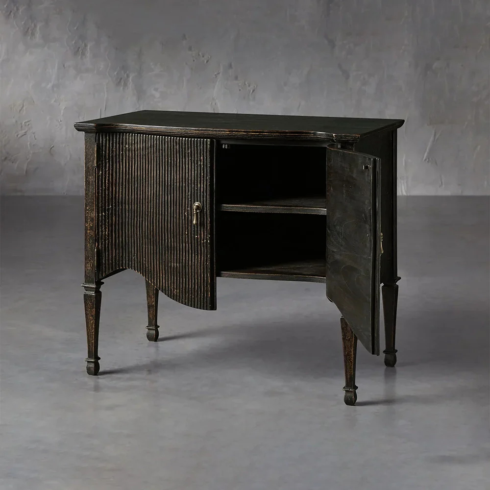 Arc-shaped Hall Storage Cabinet