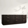 Wooden 9-Drawer Dresser