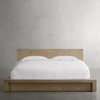 Modern Rustic - style Oak Bed