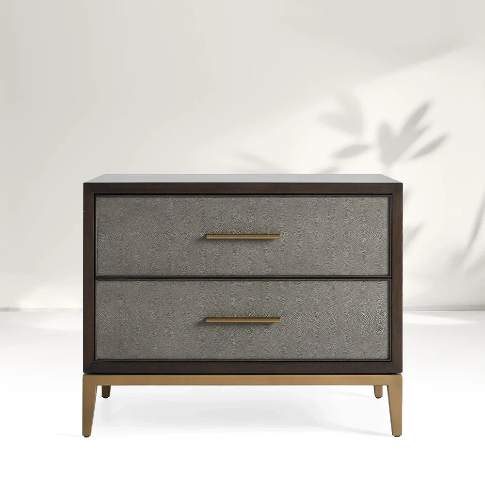  Elegant Two - drawer nightstand