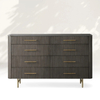 Oak Dresser with Chest of Drawers