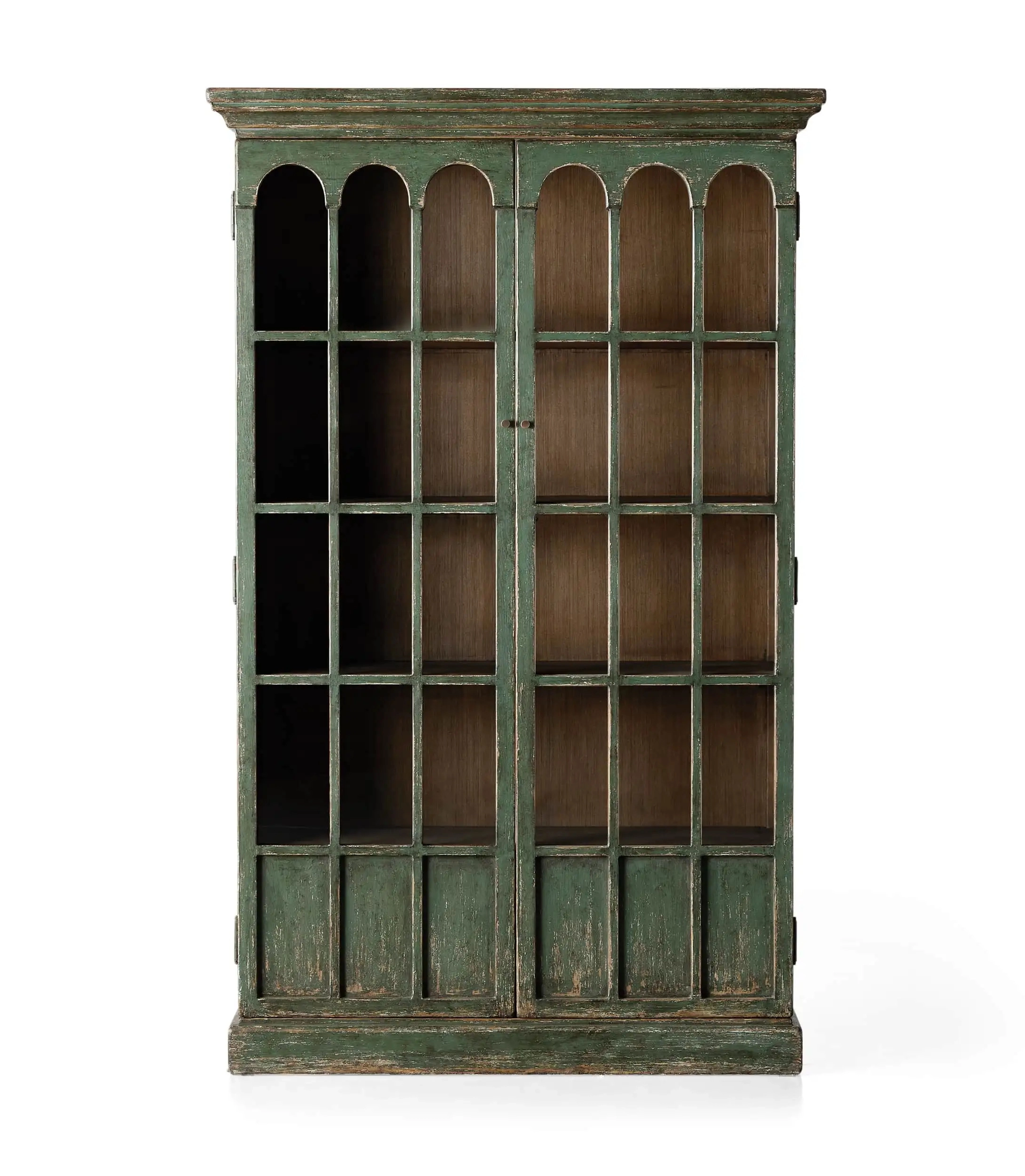 Classic Arch Window Storage Cabinet
