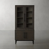 Elegant Silhouette Display Cabinet