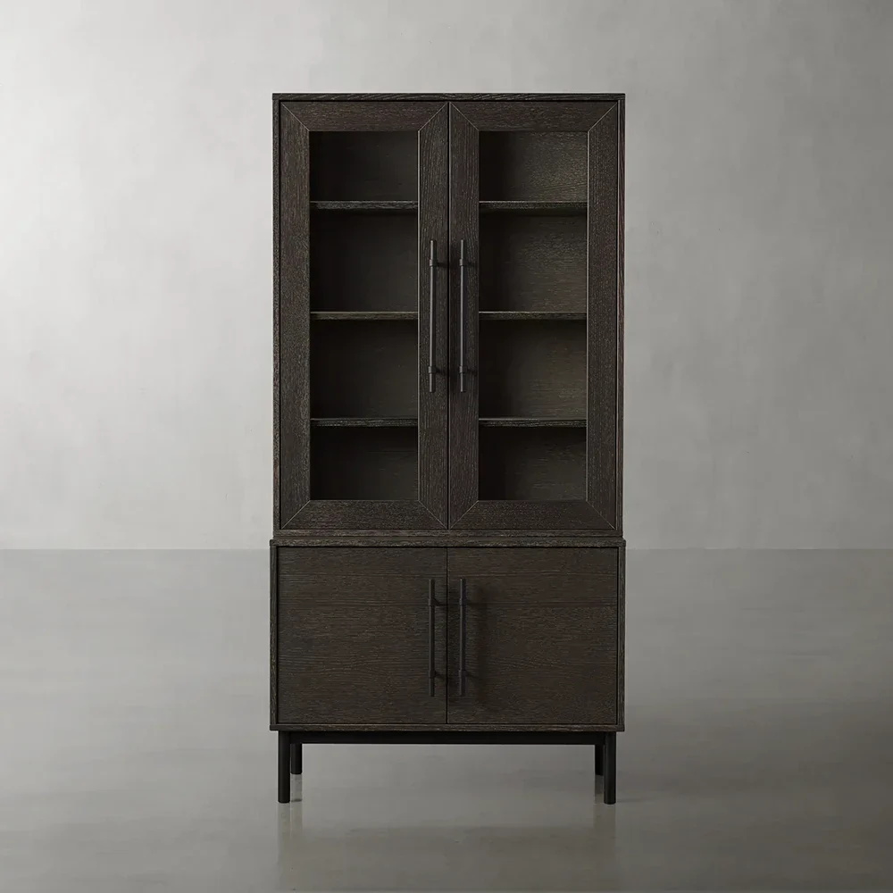 Elegant Silhouette Display Cabinet