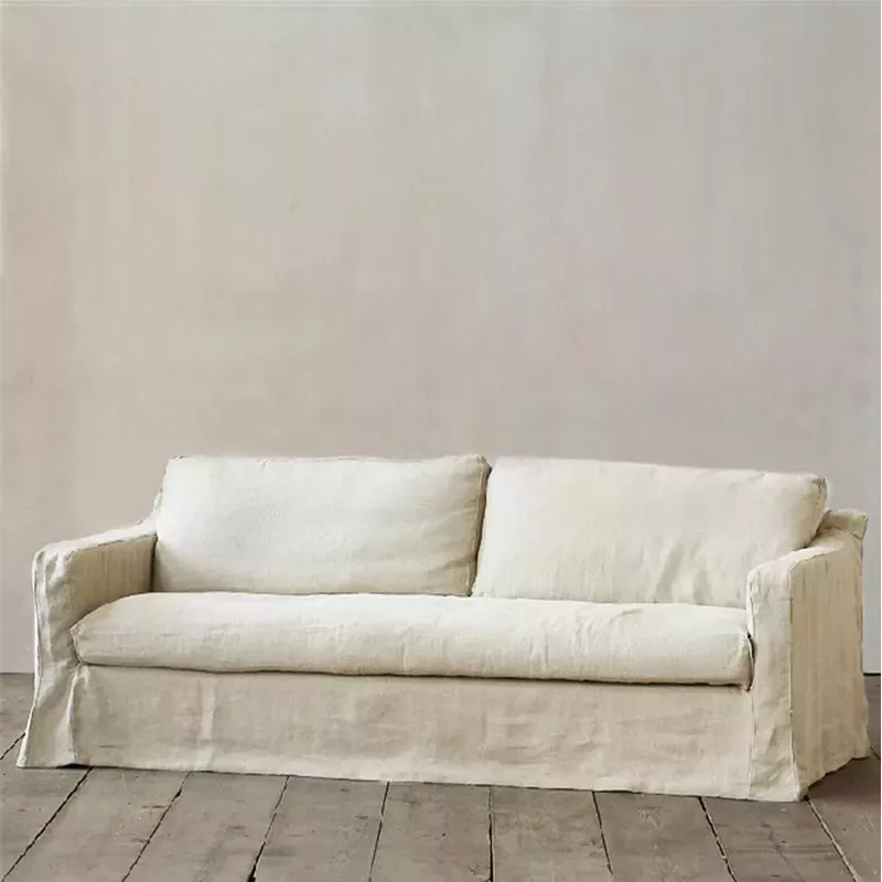 Linen Upholstered Sofa: Embracing Simplicity to Redefine Spatial Comfort