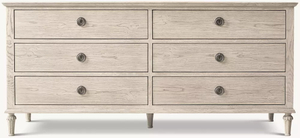 Oak Six-drawer Cabinet