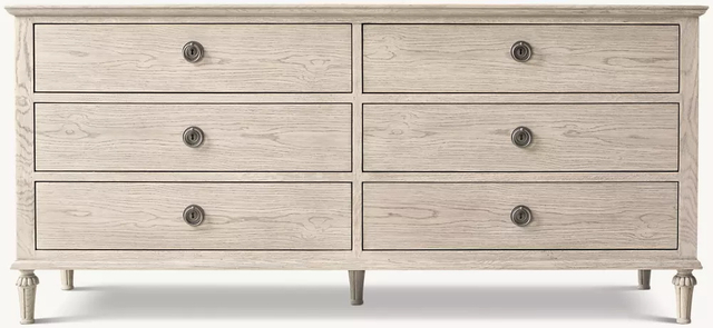 Oak Six-drawer Cabinet