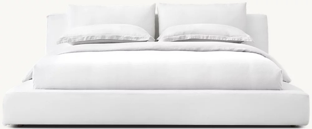 Cloud Slipcovered Platform Bed