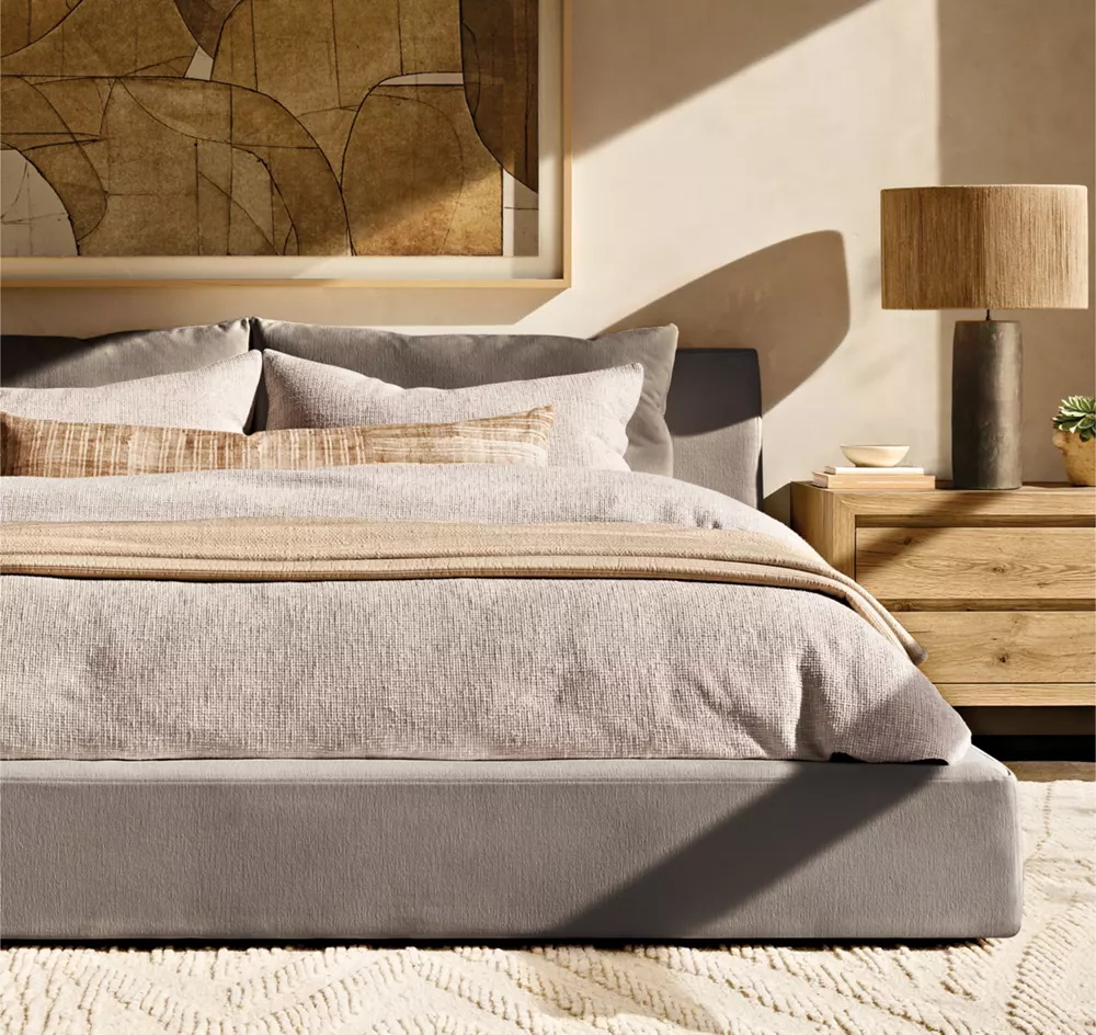 Cloud Slipcovered Platform Bed
