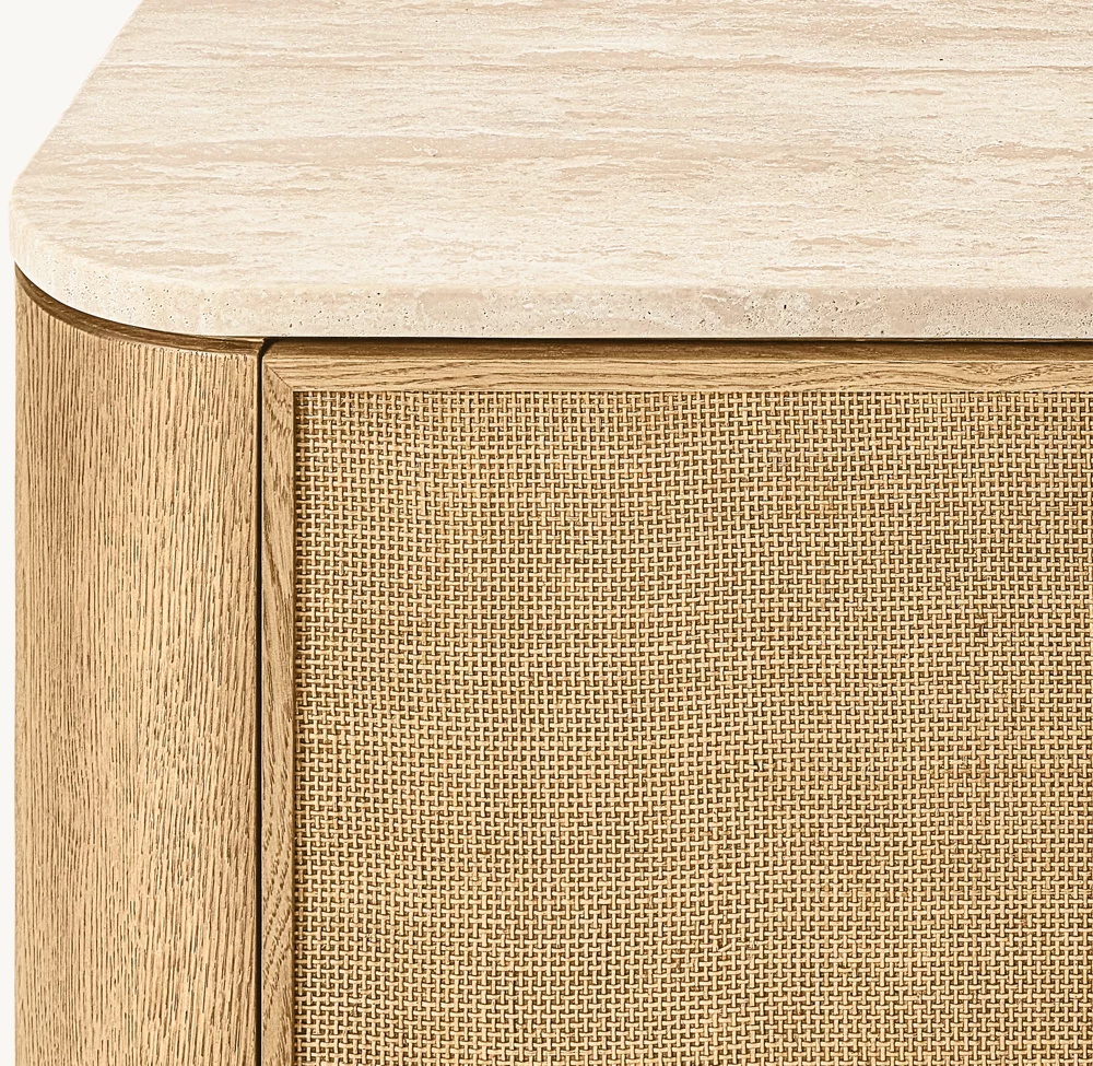 Woven 4-door Media Console