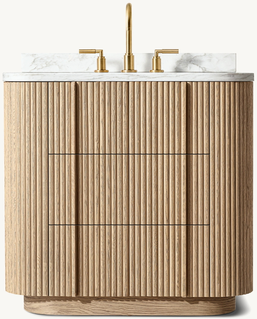 3-Drawer Single Vanity