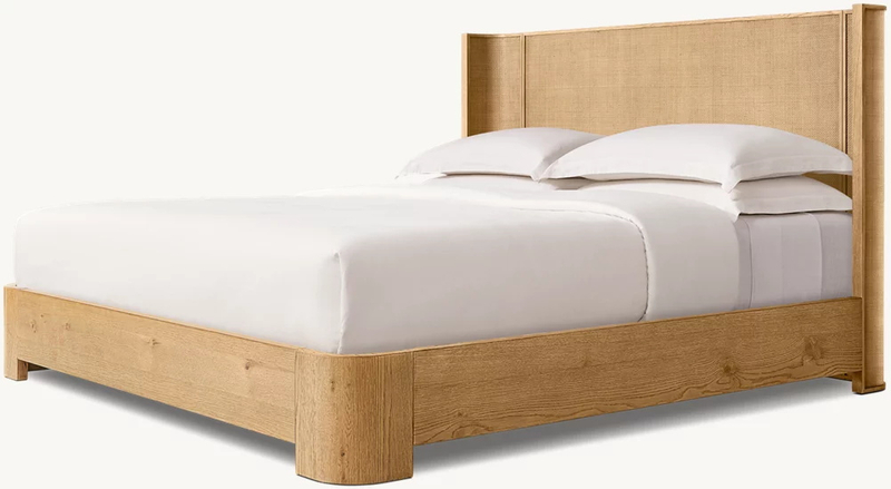 American Solid Wood Double Bed