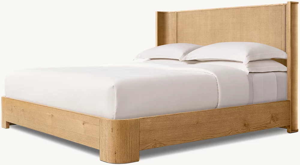 American Solid Wood Double Bed