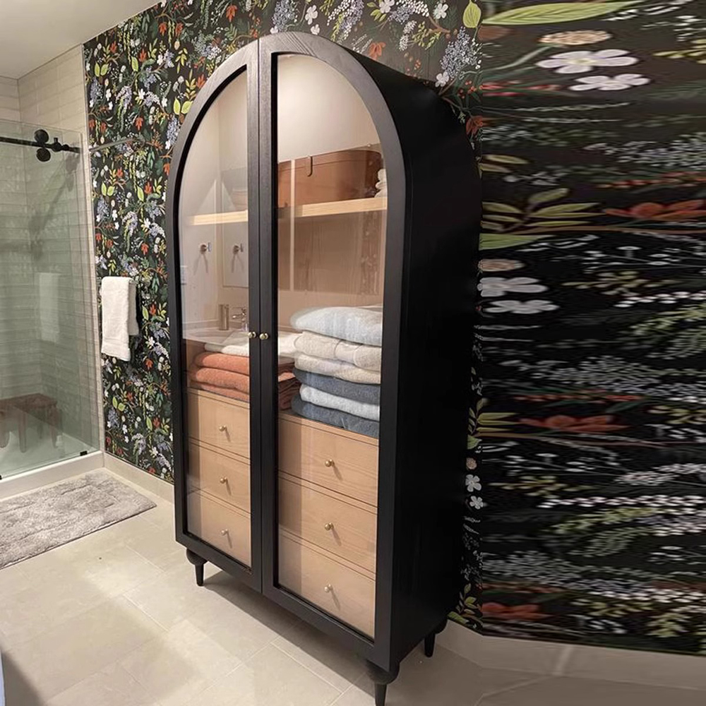 Cabinet with Glass Doors