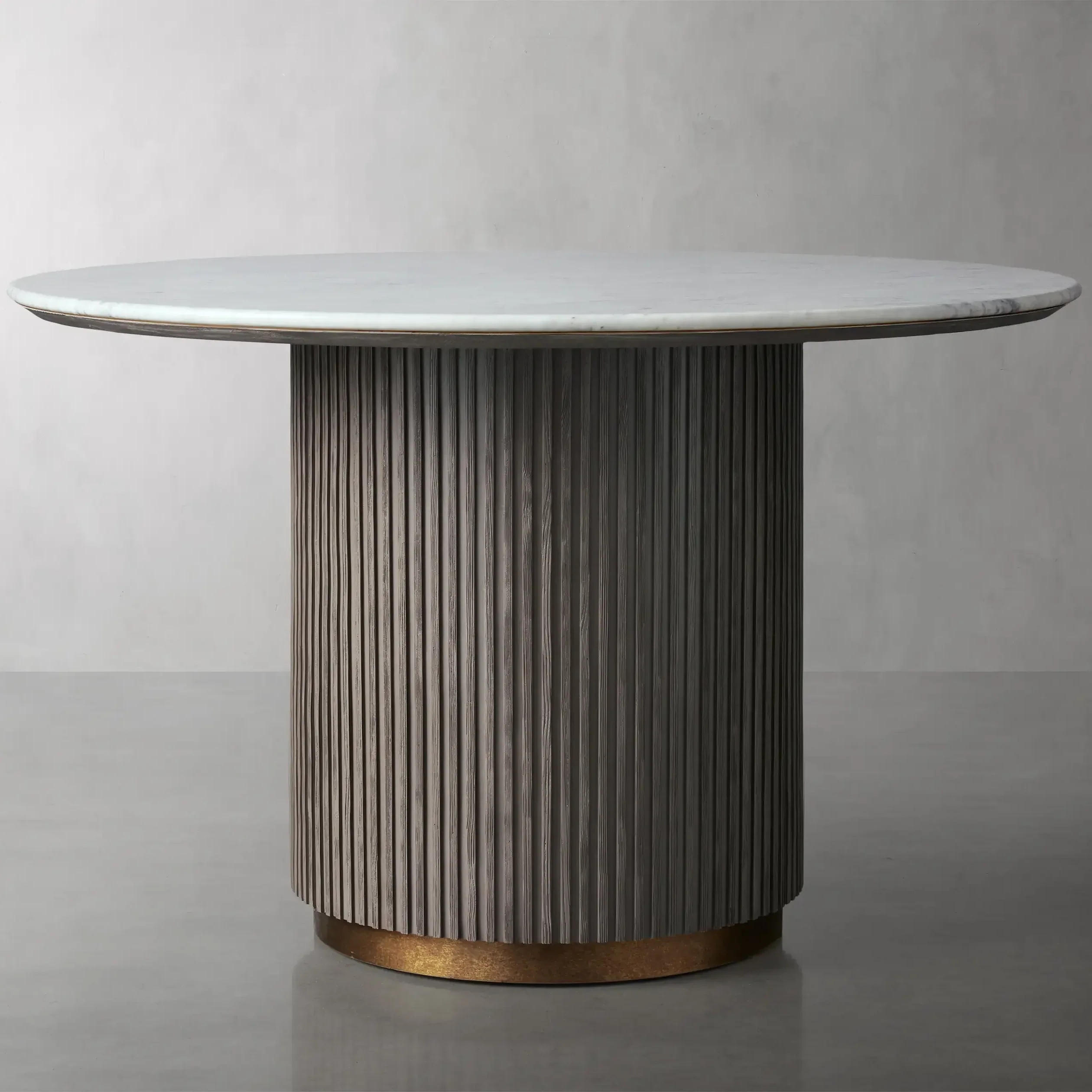 Oak Marble Dining Table