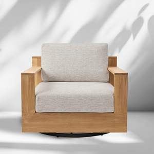 Outdoor Teak Swivel Chair