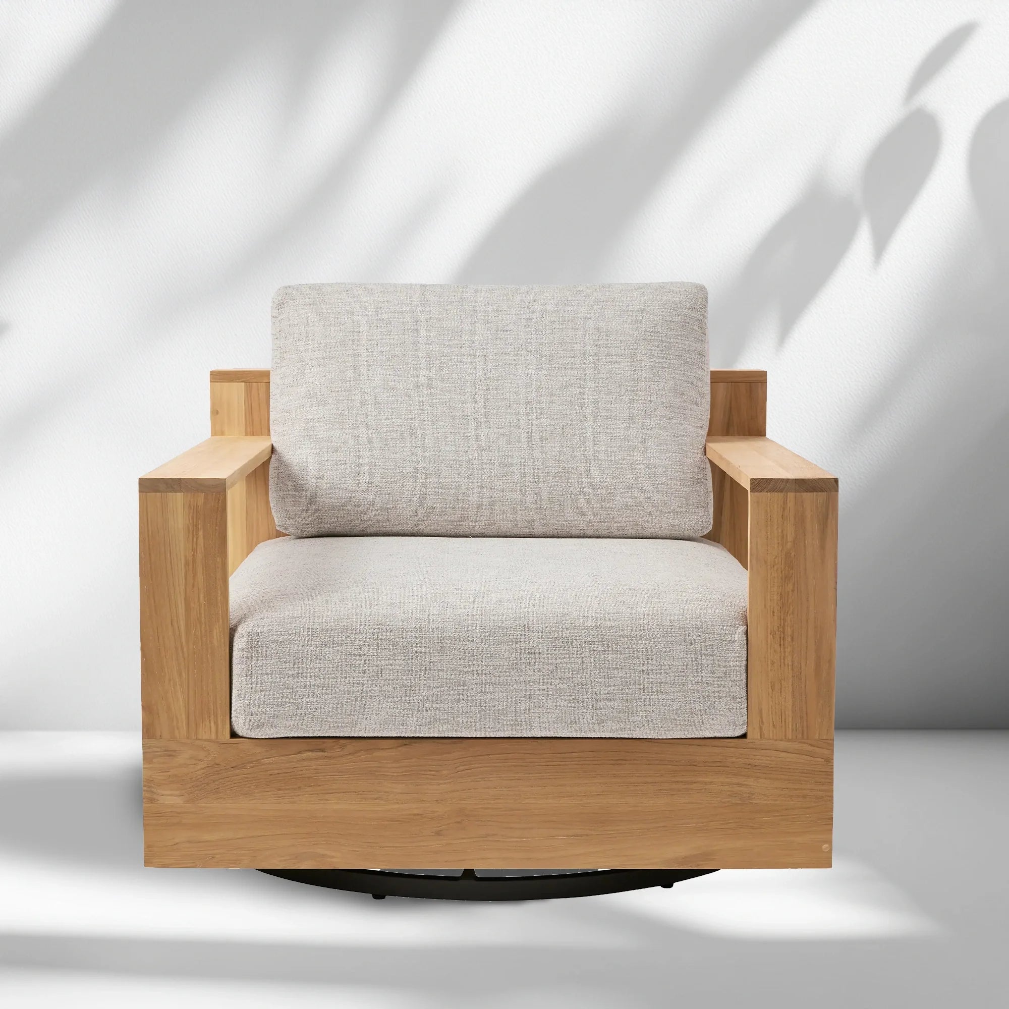 Outdoor Teak Swivel Chair