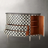 Geometric - motif Retro Cabinet