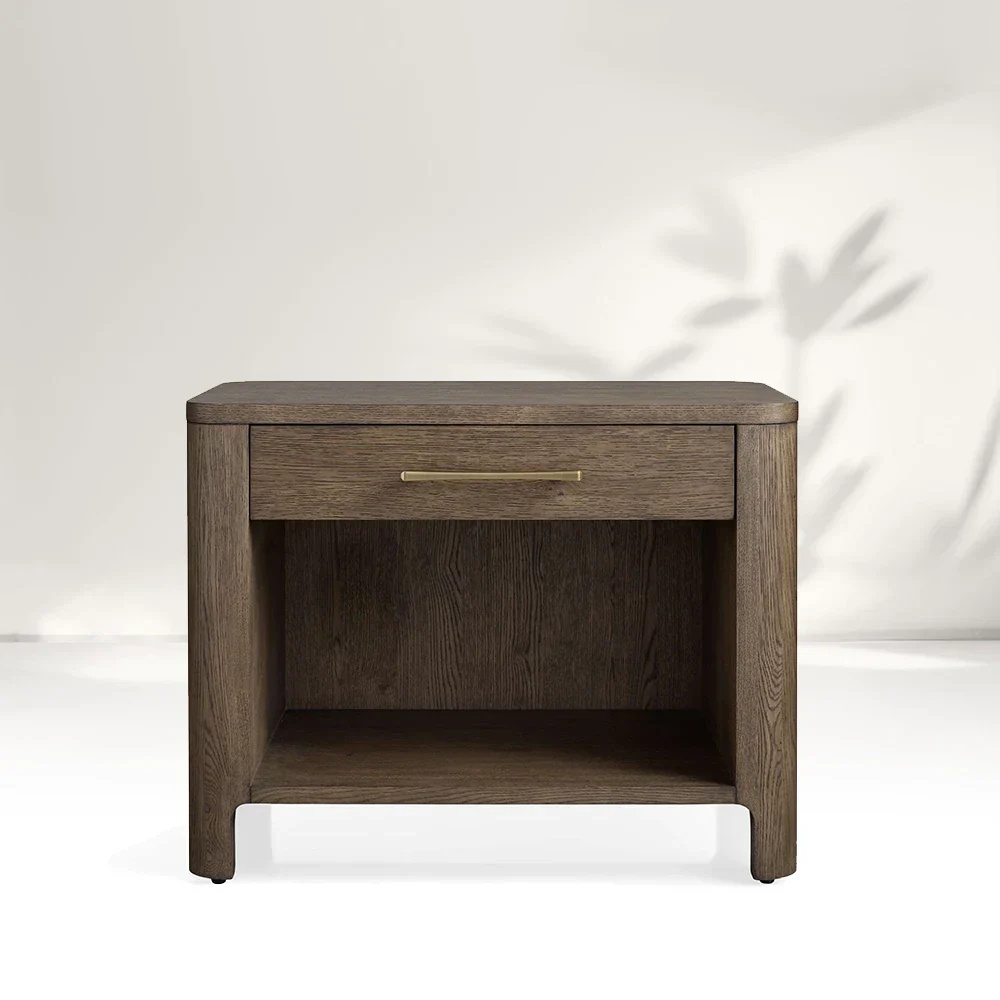Simple Single - drawer Bedside Table