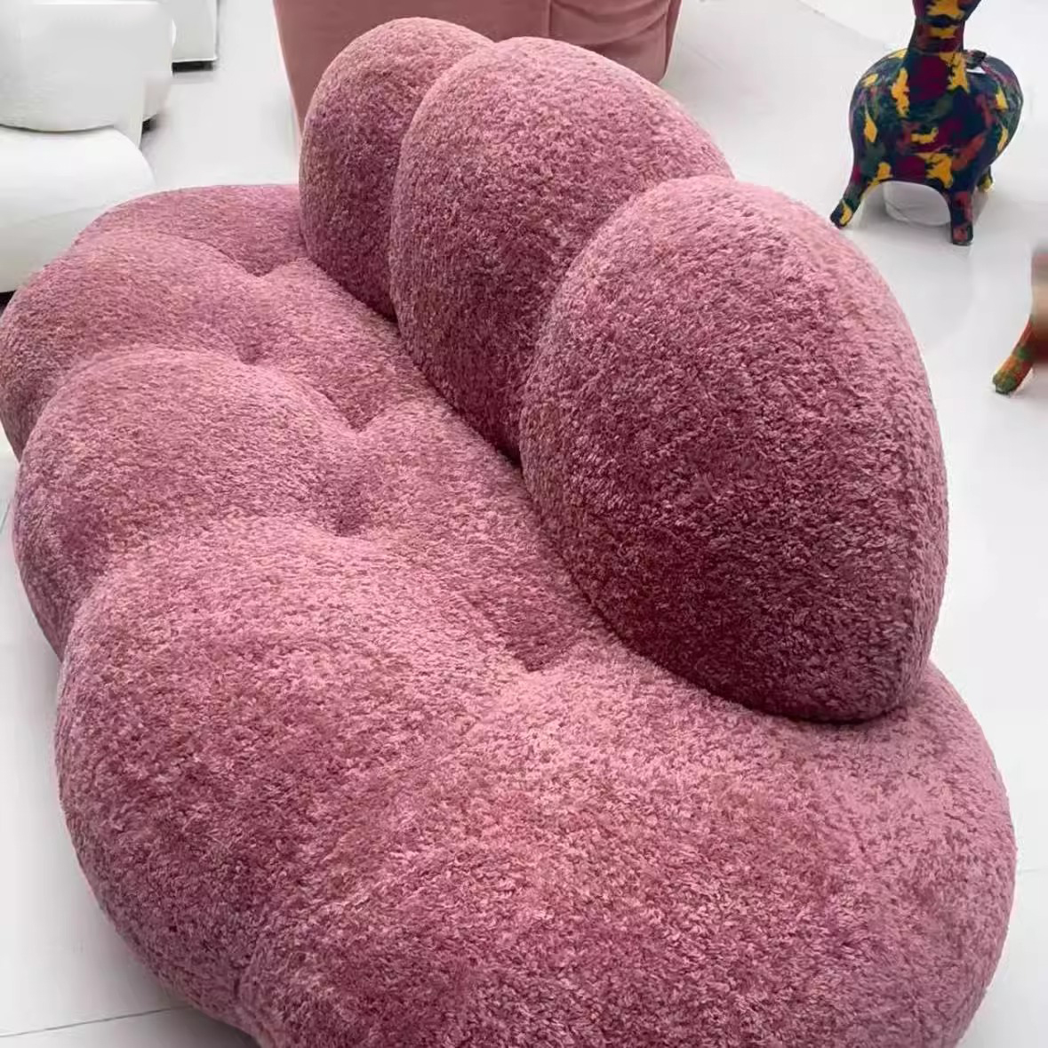 Cloud-shaped Alpaca Wool Sofa
