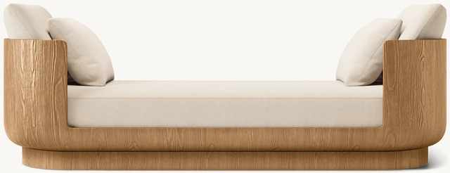 Fabric Double-Arm Daybed