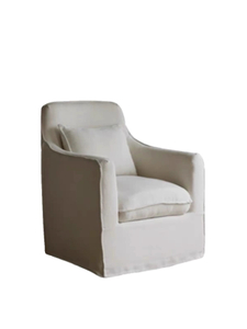 Linen single sofa
