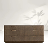 Wooden 6-Drawer Dresser