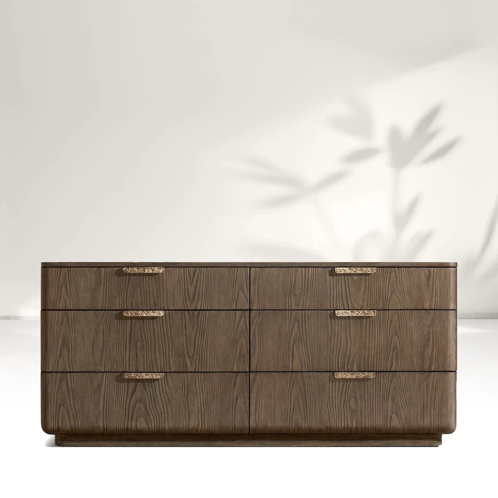 Wooden 6-Drawer Dresser