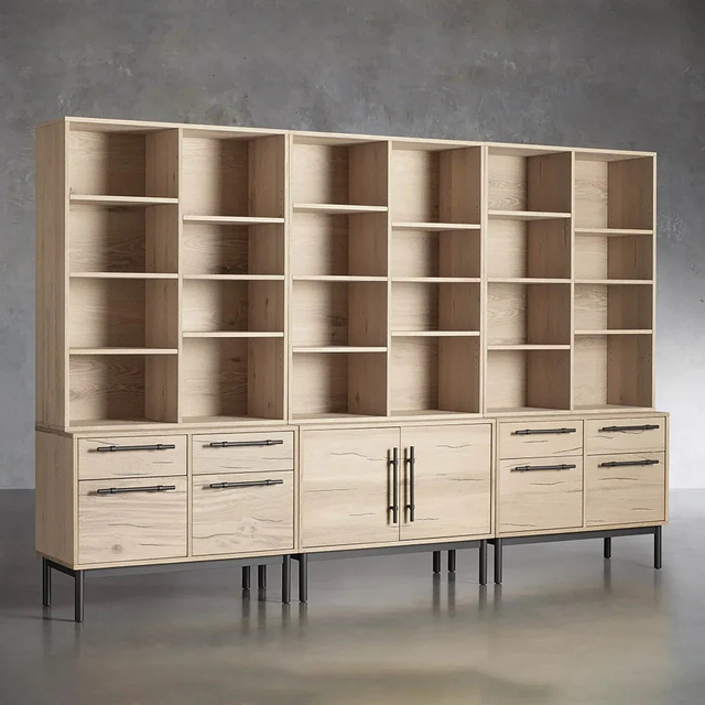 Modular Triple Bookcase File