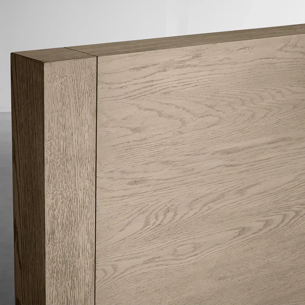 Modern Rustic - style Oak Bed