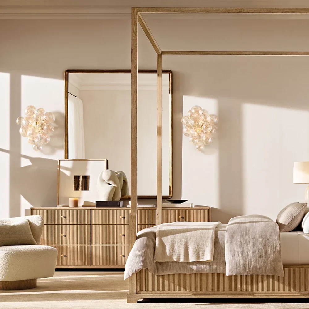  Vertical - striped 9-Drawer Dresser 