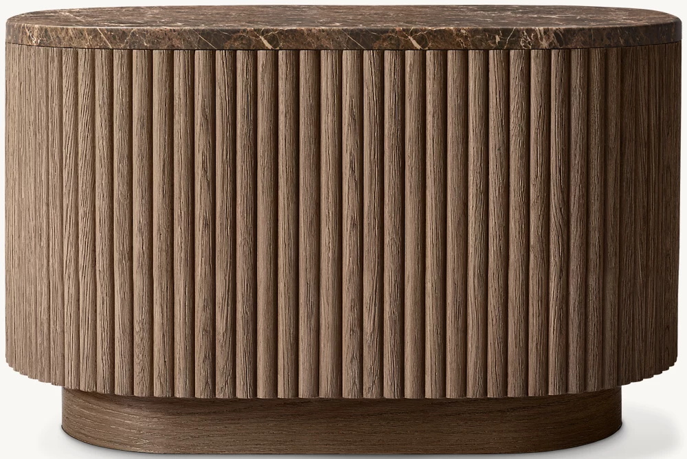 Stone Rectangle Side Table