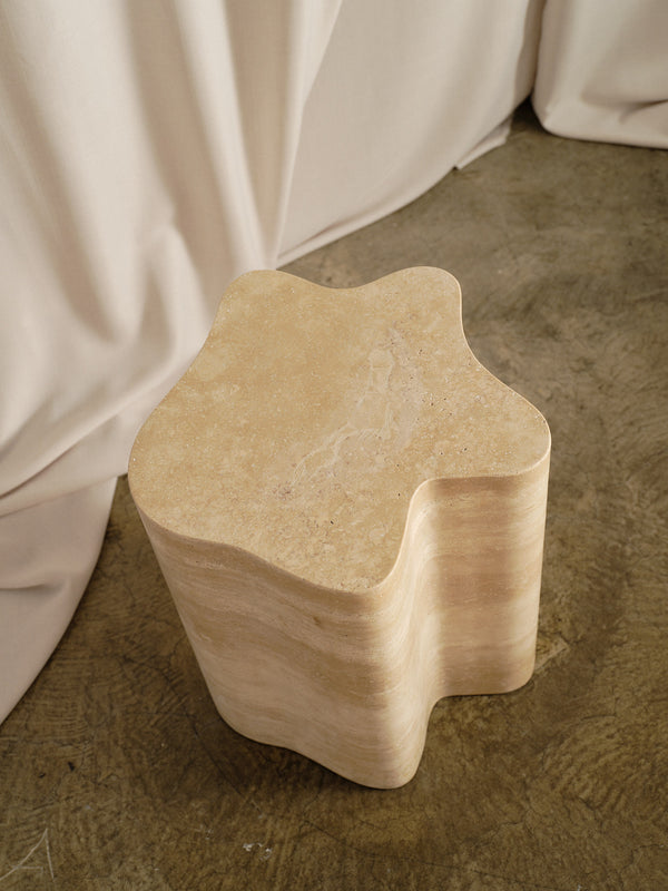 Tree Bark Side Table
