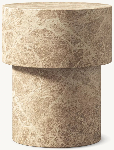  Marble Round Side Table